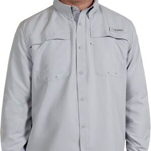 Habit Men's UPF 40+ River Gorge Long Sleeve Button Down Shirt (M) - NEW